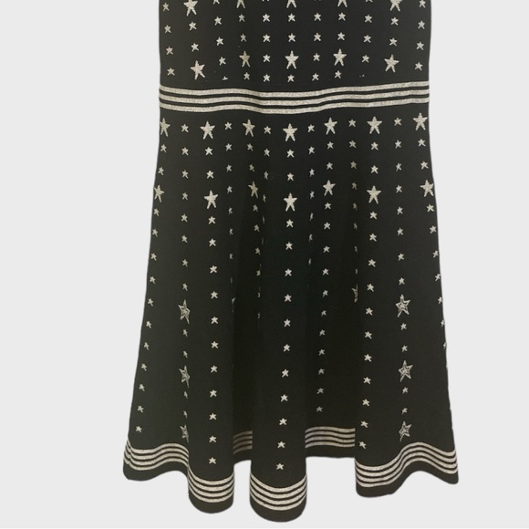 Torrid Black & White Star Sweater-Knit Skater Dress Size 2X - Picture 8 of 14
